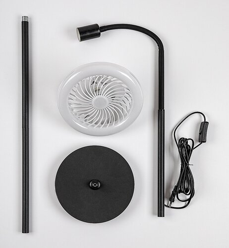 Rábalux 74031 Venturo,álló lámpa,E27 1x16W,H135cm,ventilátor - Image 5