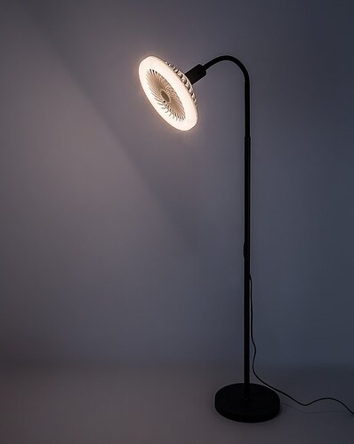Rábalux 74031 Venturo,álló lámpa,E27 1x16W,H135cm,ventilátor - Image 7