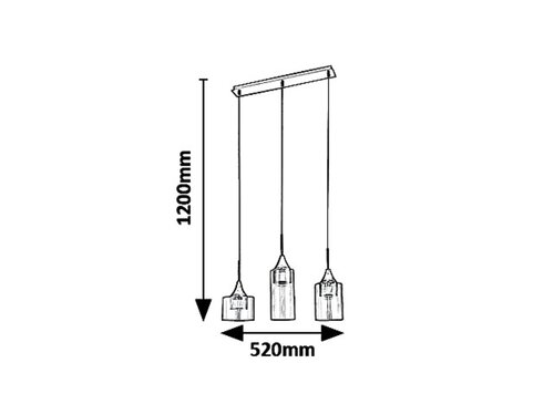 Rábalux 6350 Candice, Modern, Függeszték, IP20, 1200 lm, 25000K, 15W - Image 4