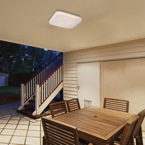 Rábalux 77138 Lowar,kültéri modern mennyezeti LED 18W szenzor 4000K kültéri lámpa IP44 fehér műanyag - Image 13