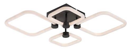 Rábalux 71006 Sotiris modern beltéri mennyezeti lámpa LED 47W IP20 matt fekete