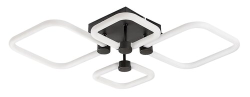 Rábalux 71006 Sotiris modern beltéri mennyezeti lámpa LED 47W IP20 matt fekete - Image 2