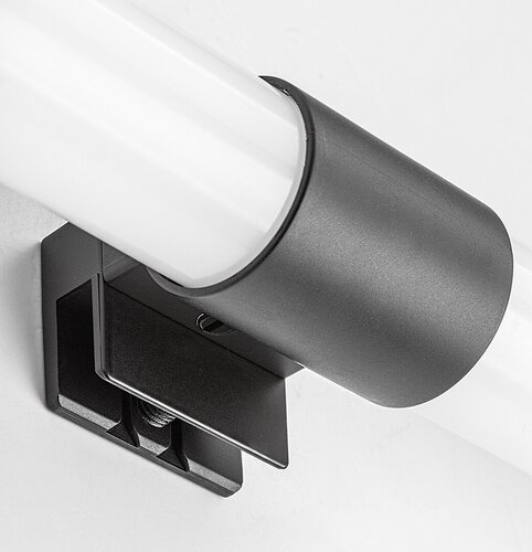 Rábalux 75043, Zain, modern, fürdőszobai lámpa, LED, 6 W, 590 lm, IP44, fekete - Image 5