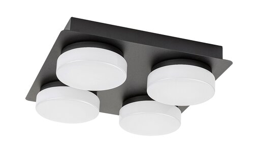 Rábalux 75004 Attichus modern beltéri fürdőszobai lámpa LED 21W IP44 matt fekete - Image 2
