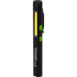 Tracon STLP5W LED kézilámpa, toll forma, cserélhető akkumulátorral, 5/3 W, 400 lm, 3,7 V, 800 mAh, 14500, UV