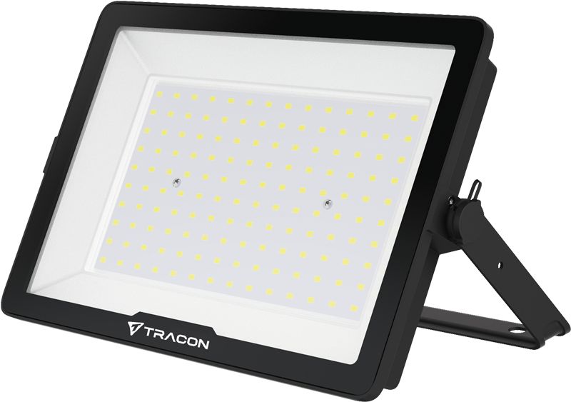 Tracon RSMDH100W LED fényvető CREE chippel, fekete, 220-240V AC, 100W, 4000K, IP66, 13000lm, EEI=E