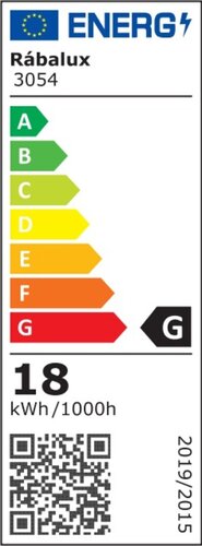 Rábalux 3054 Slava modern beltéri fürdőszobai lámpa LED 18W IP44 fekete - Image 5