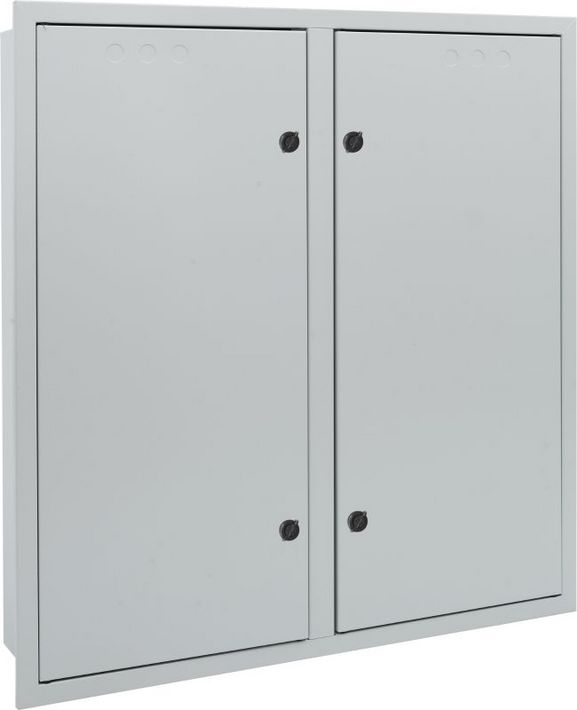Tracon MFMDC-15/10 Fém elosztódoboz süllyesztett, maszkos, 10x15 (150) modul, IP54, (HxWxD=800x750x165mm)