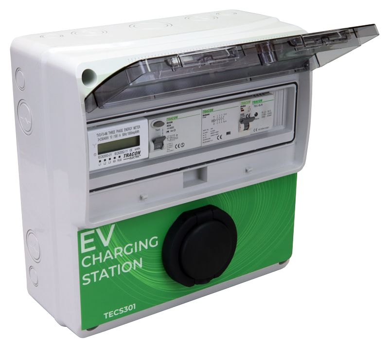 Tracon TECS301 E-AUTÓ TÖLTŐÁLLOMÁS 22kW 3×32A/400V 22kW TYPE2 - Image 2