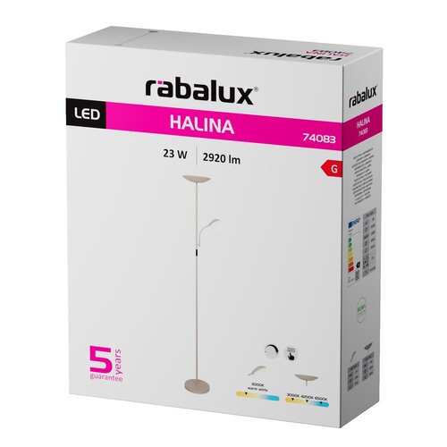Rábalux 74083 Halina,áll.23W,3000,4200,6500K,szür.bézs - Image 11