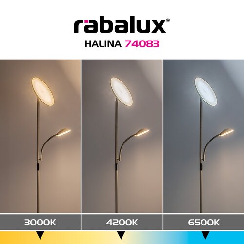 Rábalux 74083 Halina,áll.23W,3000,4200,6500K,szür.bézs - Image 12