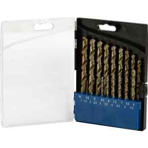 Tracon FUSZCOSET19 Fémfúrószár készlet, 1-10mm, 19pcs, HSS-Cobalt 5%