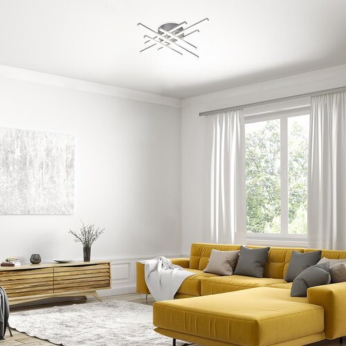 Rábalux 3014 Nayara modern beltéri mennyezeti lámpa LED 40W IP20 ezüst - Image 6