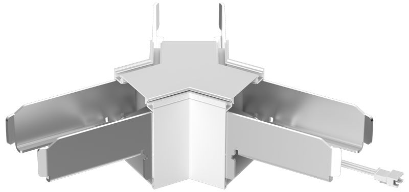 Tracon LINYW Toldó LIN irodai világítótestekhez, Y, fehér, 230V,3,6W, 3-4-5000K,430lm,1-10V,EEI=E