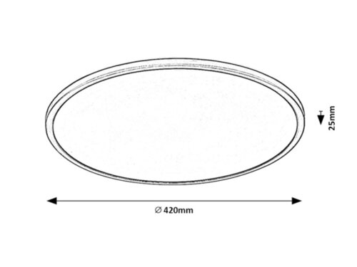 Rábalux 71157 Ezio beltéri ráépíthető és beépíthető lámpa, LED 22W, IP20, matt fekete - Image 7