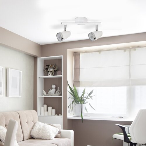 Rábalux 6667 Karen modern beltéri spotlámpa LED 2x 4W IP20 fehér - Image 4