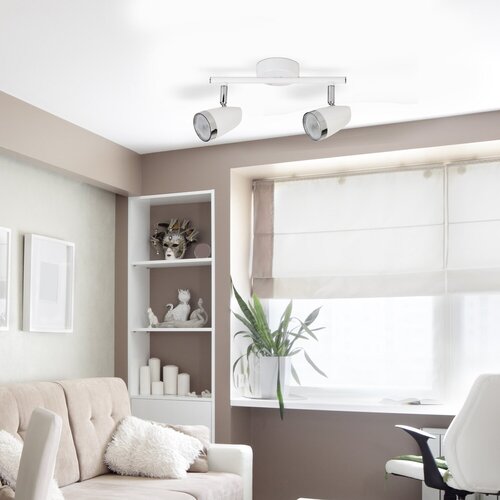 Rábalux 6667 Karen modern beltéri spotlámpa LED 2x 4W IP20 fehér - Image 7