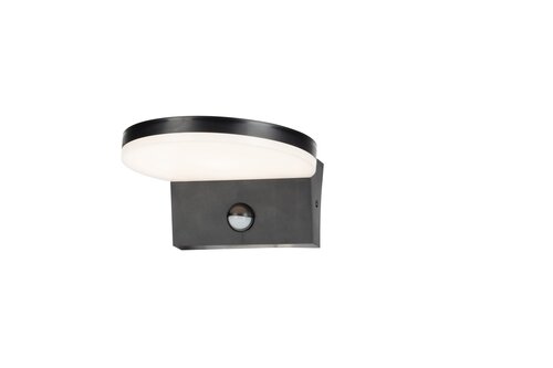 Rábalux 77119 Batida,kültéri modern fali LED 9W fekete szenzor