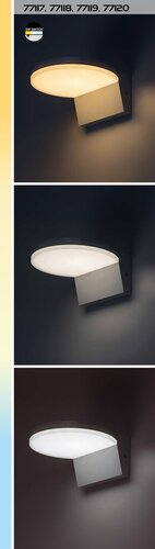 Rábalux 77119 Batida,kültéri modern fali LED 9W fekete szenzor - Image 2