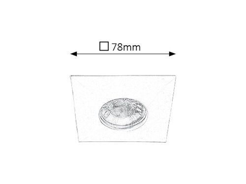 Rábalux 1080 Randy minimál beltéri ráépíthető és beépíthető lámpa LED 4W IP44/ IP20 fehér - Image 4
