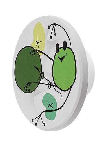 Rábalux 71070 Froggo,beltéri gyerek lámpa fali LED 9W D12cm béka Beltéri Gyereklámpa IP20 fehér műanyag - Image 2