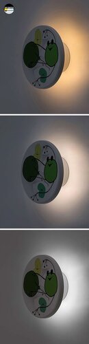 Rábalux 71070 Froggo,beltéri gyerek lámpa fali LED 9W D12cm béka Beltéri Gyereklámpa IP20 fehér műanyag - Image 7