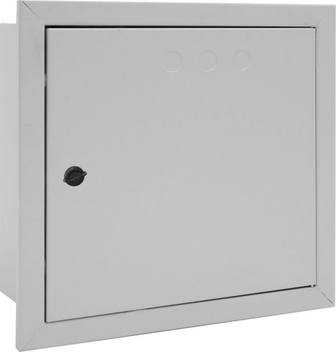 Tracon MFMDC-12/2 Fém elosztódoboz süllyesztett, maszkos, 2x12 (24) modul, IP54, (HxWxD=320x300x140mm)