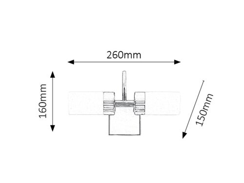 Rábalux 5714 Betty modern beltéri fürdőszobai lámpa LED 2x 4W IP44 króm - Image 6