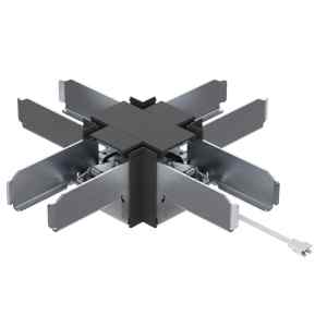 Tracon LINXB Toldó LIN irodai világítótestekhez, X, fekete, 230V,3,6W, 3-4-5000K,430lm,1-10V,EEI=E