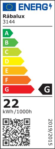 Rábalux 3144 Tatjana modern beltéri mennyezeti lámpa LED 22W IP20 ezüst - Image 4
