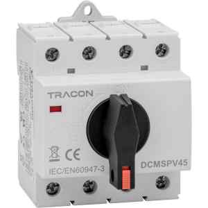 Tracon DCMSPV45 Sorolható szakaszoló kapcsoló PV rendszerekhez, 1500VDC(25A), Ith:45A, 4P, 1.5-35mm2
