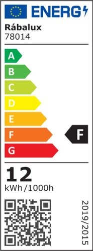 Rábalux 78014 Bareg,beltéri technikai pultmegvilágító LED 12W L89cm,fekete Beltéri lámpa IP20 fekete műanyag - Image 8