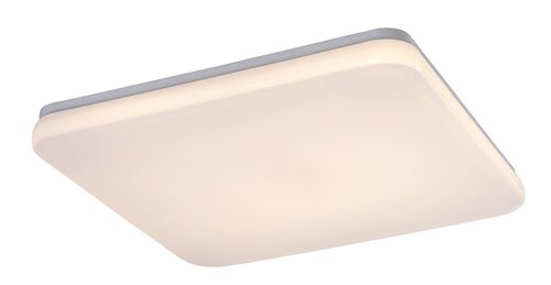 Rábalux 77136 Lowar,kültéri modern mennyezeti LED36W,41x41cm,négyzet kültéri lámpa IP44 fehér műanyag