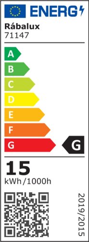 Rábalux 71147 Nabil modern beltéri képmegvilágító lámpa LED 15W IP20 matt fekete - Image 6