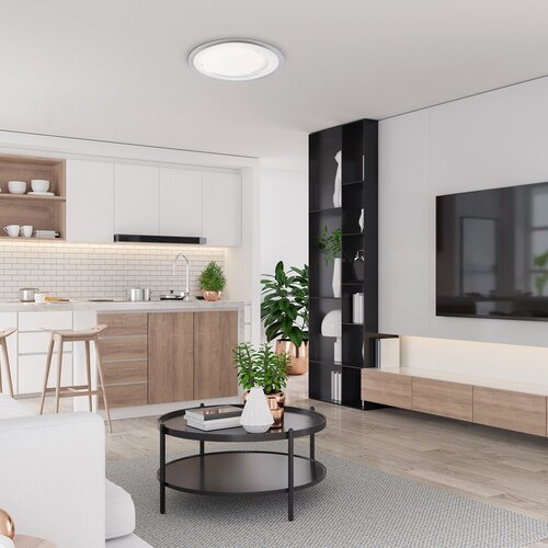 Rábalux 3487 Lorna modern beltéri ráépíthető és beépíthető lámpa LED 18W IP20 fehér - Image 7
