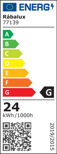 Rábalux 77139 Lowar,kültéri modern mennyezeti LED 24W szenzor 3000K kültéri lámpa IP44 fehér műanyag - Image 3