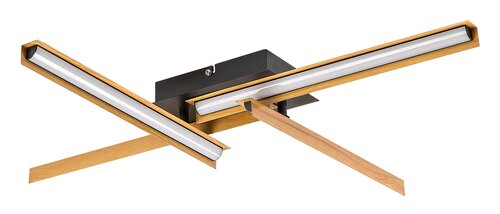 Rábalux 71145 Remiel modern beltéri mennyezeti lámpa LED 20W IP20 matt fekete - Image 6