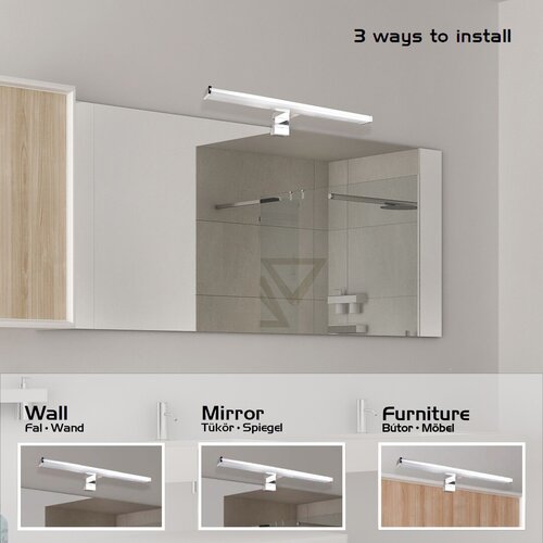 Rábalux 2115 Levon modern beltéri fürdőszobai lámpa LED 12W IP44 króm - Image 3