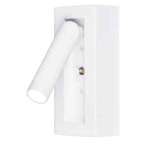 Rábalux 71286 Gello,beltéri minimál fali LED4W H16cm fehér Beltéri lámpa Éjjeli IP20 műanyag