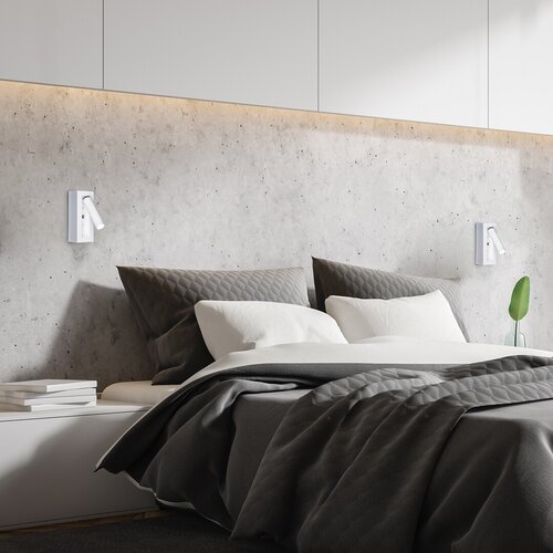 Rábalux 71286 Gello,beltéri minimál fali LED4W H16cm fehér Beltéri lámpa Éjjeli IP20 műanyag - Image 7