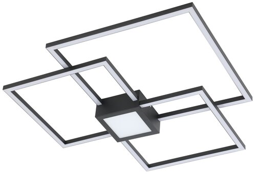 Rábalux 6868 Thabita modern beltéri mennyezeti lámpa LED 38W IP20 matt fekete - Image 2
