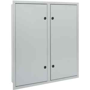 Tracon MFMDC-15/12 Fém elosztódoboz süllyesztett, maszkos, 12x15 (180) modul, IP54, (HxWxD=1000x750x165mm)