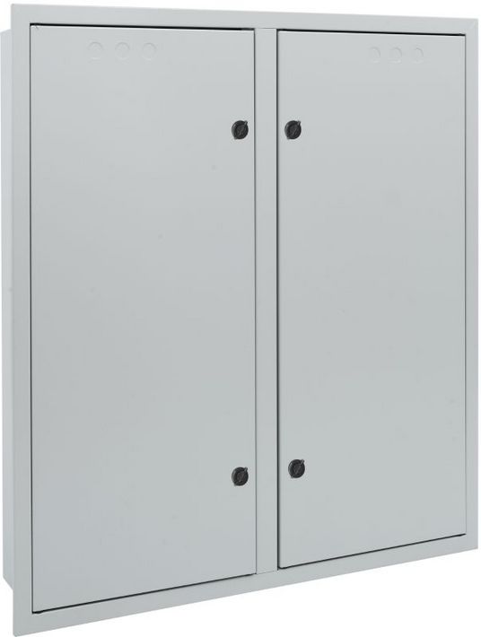 Tracon MFMDC-15/12 Fém elosztódoboz süllyesztett, maszkos, 12x15 (180) modul, IP54, (HxWxD=1000x750x165mm)