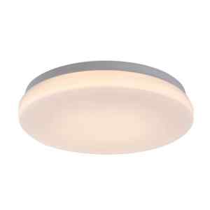 Rábalux 77133 Lowar,kültéri modern mennyezeti  LED 12W D24cm kerek kültéri lámpa IP44 fehér műanyag