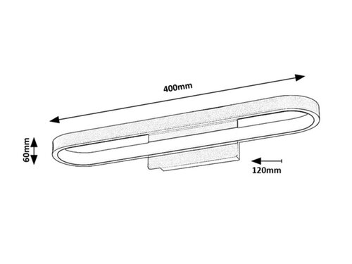 Rábalux 75055, Odran, fürdőszobai lámpa, LED, 15 W, 1200 lm, IP44, arany - Image 6