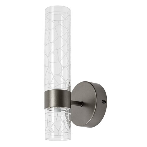 Rábalux 71186 Onixo, fali lámpa ,8W,3000K, H28cm,acélszürke - Image 2