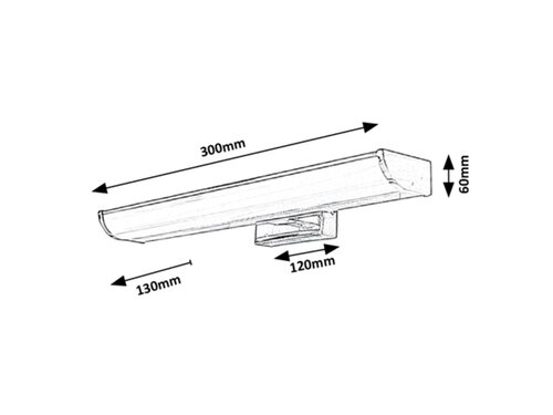 Rábalux 5062 Evron modern beltéri fürdőszobai lámpa LED 5W IP44 króm - Image 4