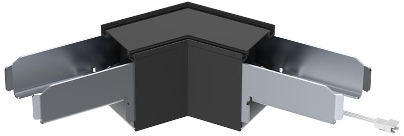 Tracon LINV45B Toldó LIN irodai világítótestekhez, 45°, fekete, 230V,3,6W, 3-4-5000K,430lm,1-10V, 45°,EEI=E