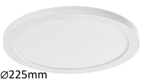 Rábalux 1489 Sonnet funkcionális beltéri ráépíthető és beépíthető lámpa LED 18W IP20 fehér - Image 2
