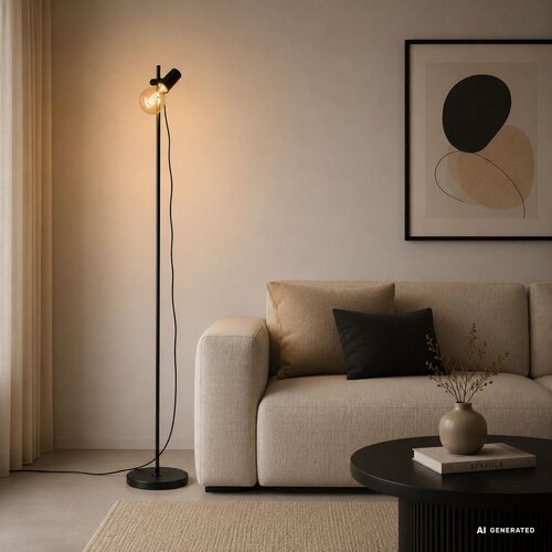 Rábalux 74085 Alenith,áll.E27 1x60W,H160cm,matt fekete - Image 12